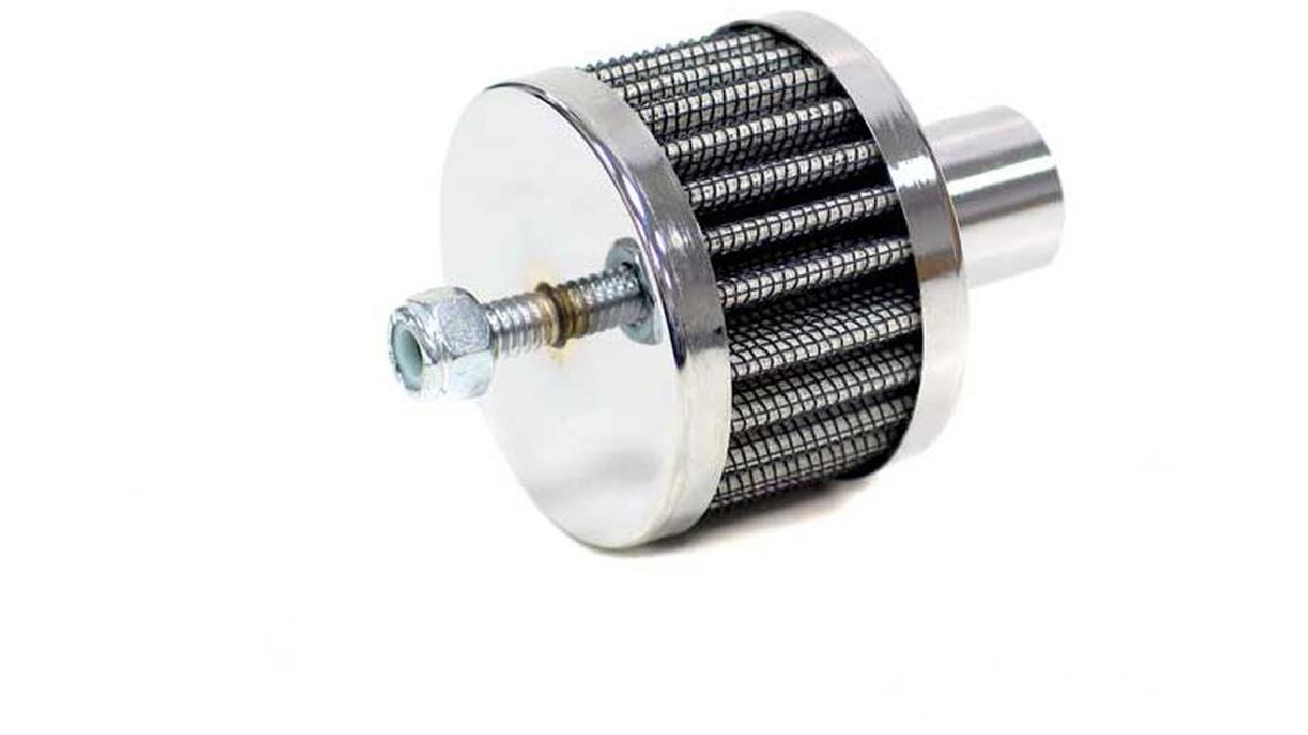 Filtre+de+ventilation+du+Carter-moteur+-+base+en+acier+-+19mm+Raccord+-+Avec+goujon+de+montage+%2862-1120%29